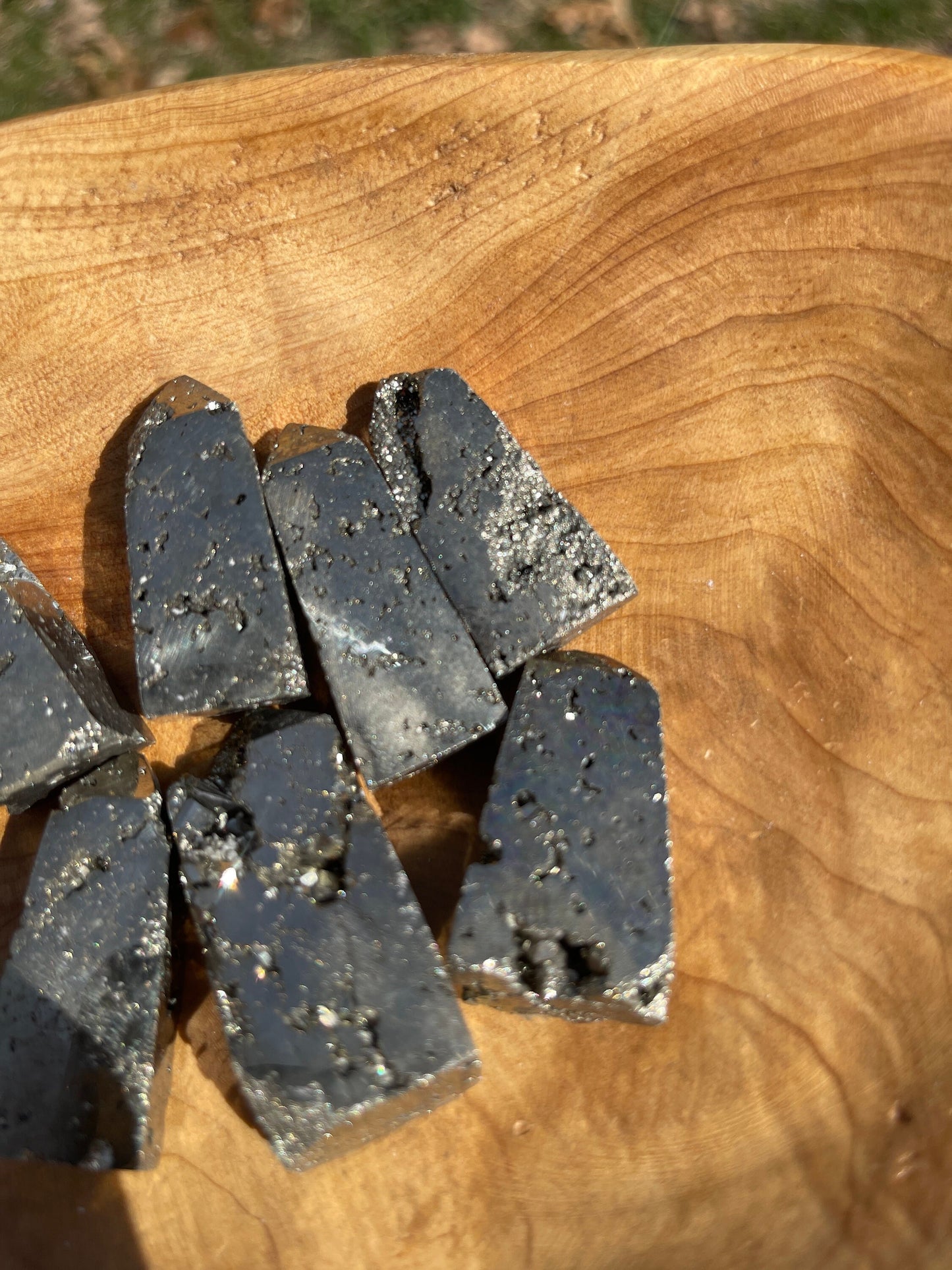 Mini Pyrite Crystal Point