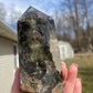 Lodolite Crystal Tower with Stand