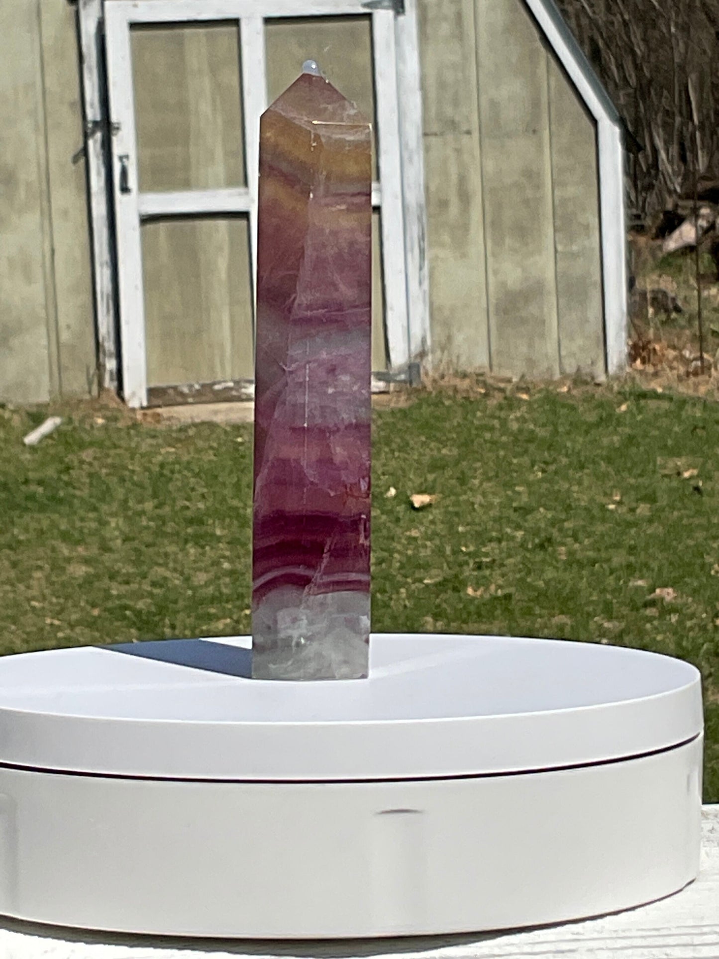 Candy Fluorite Crystal Tower