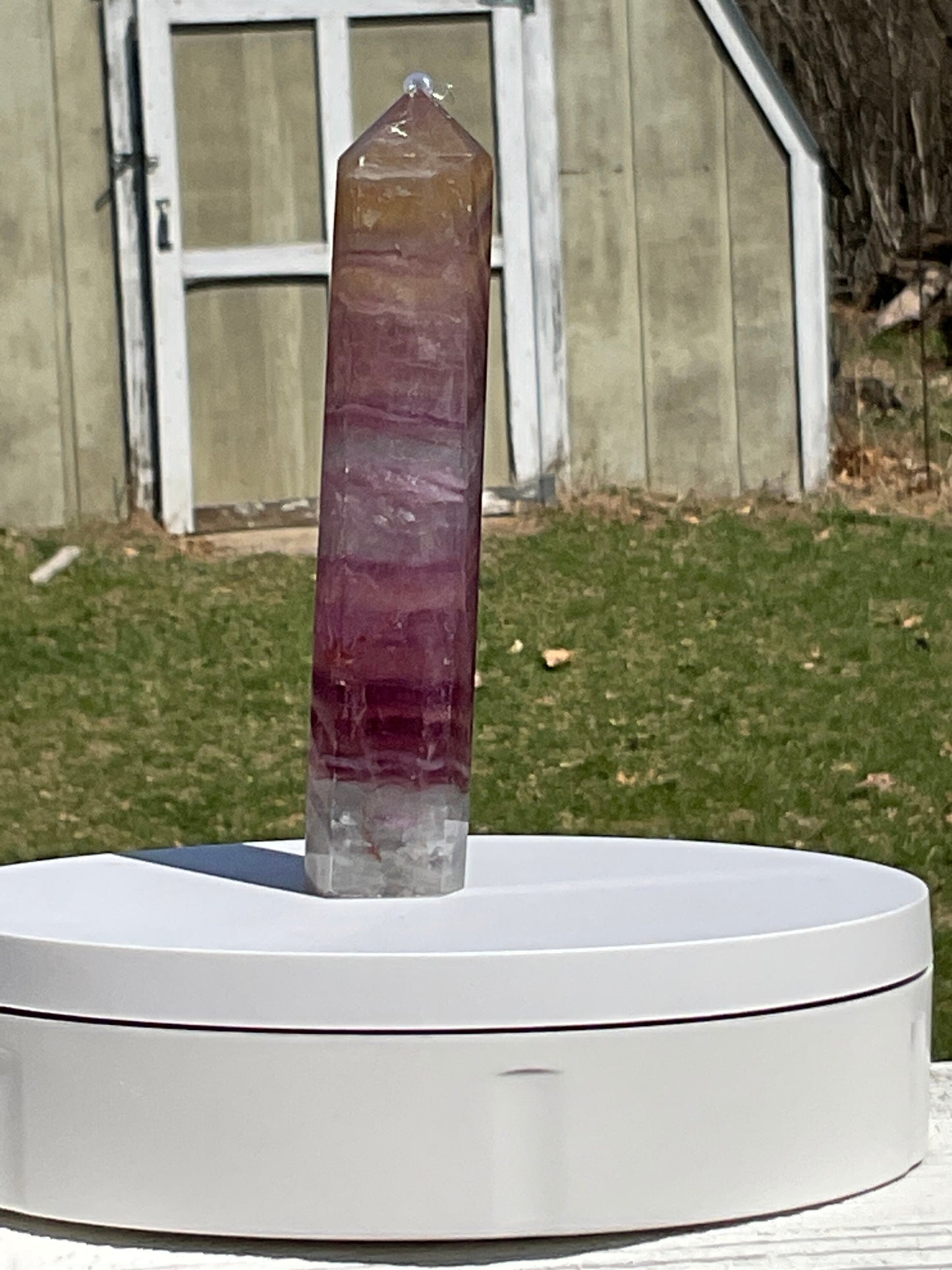 Candy Fluorite Crystal Tower