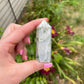 Moss Agate Crystal Tower: Meditation Stone Gift