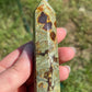 Rainforest Rhyolite Jasper Crystal Tower