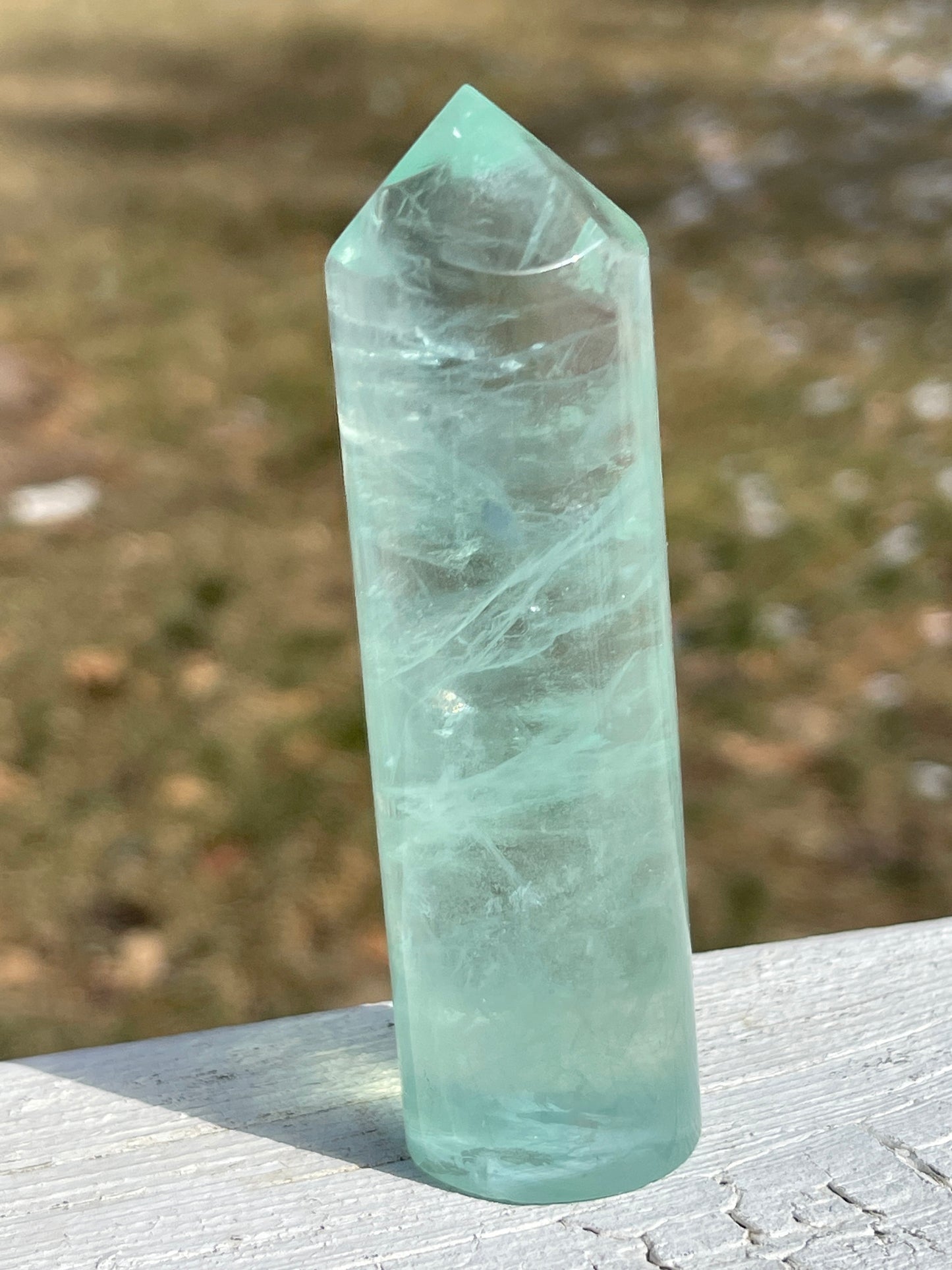 Baja Blast Fluorite Crystal Tower