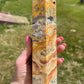 Crazy Lace Agate Crystal Tower: Mexican Carved Stone