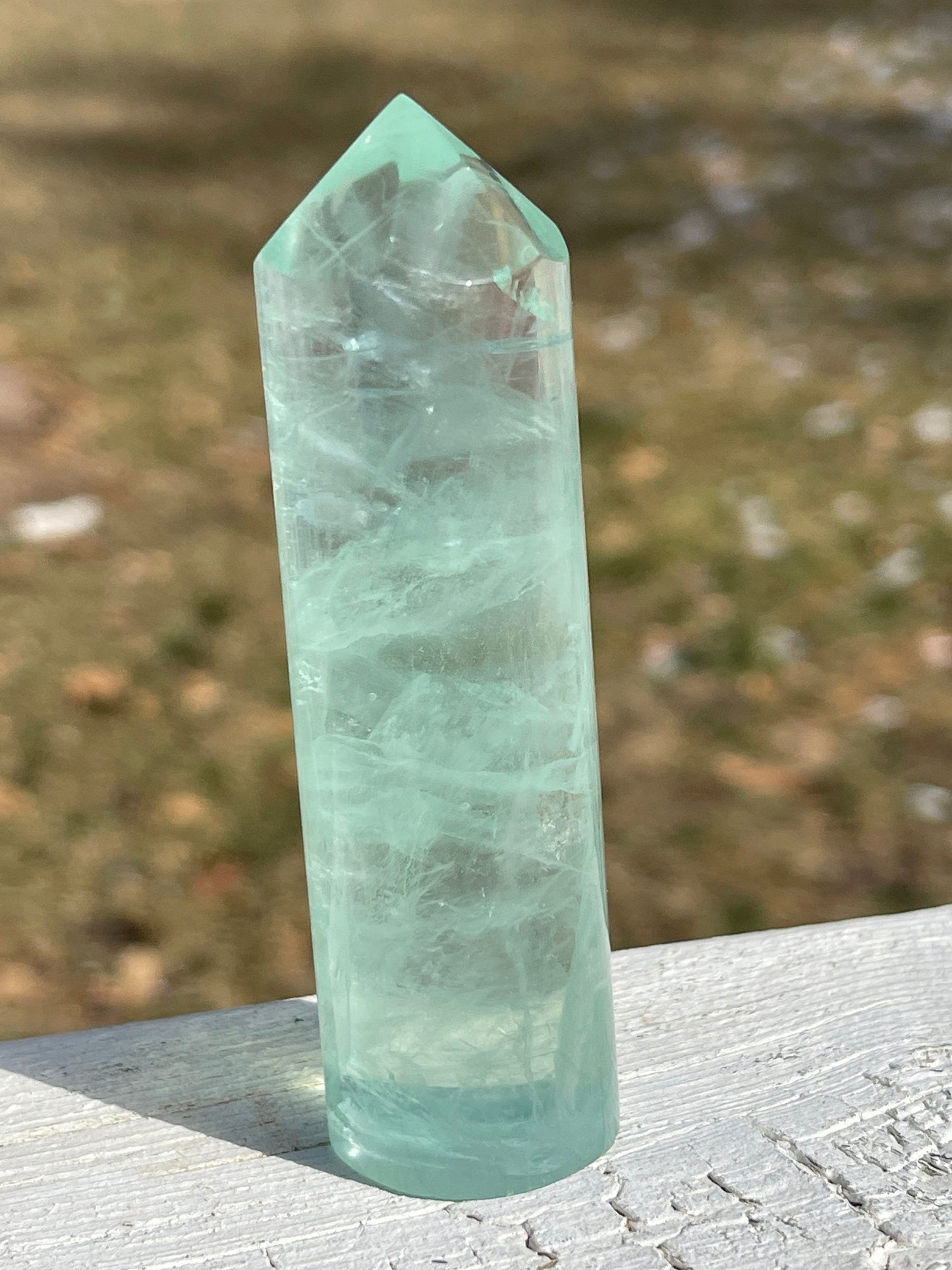Baja Blast Fluorite Crystal Tower