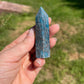 Blue Apatite Crystal Point Tower: Psychic Stone Gift