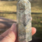 Llanite crystal tower d | que sera | crystal carving | meditation stone