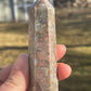 Llanite crystal tower f | que sera | crystal carving | meditation stone