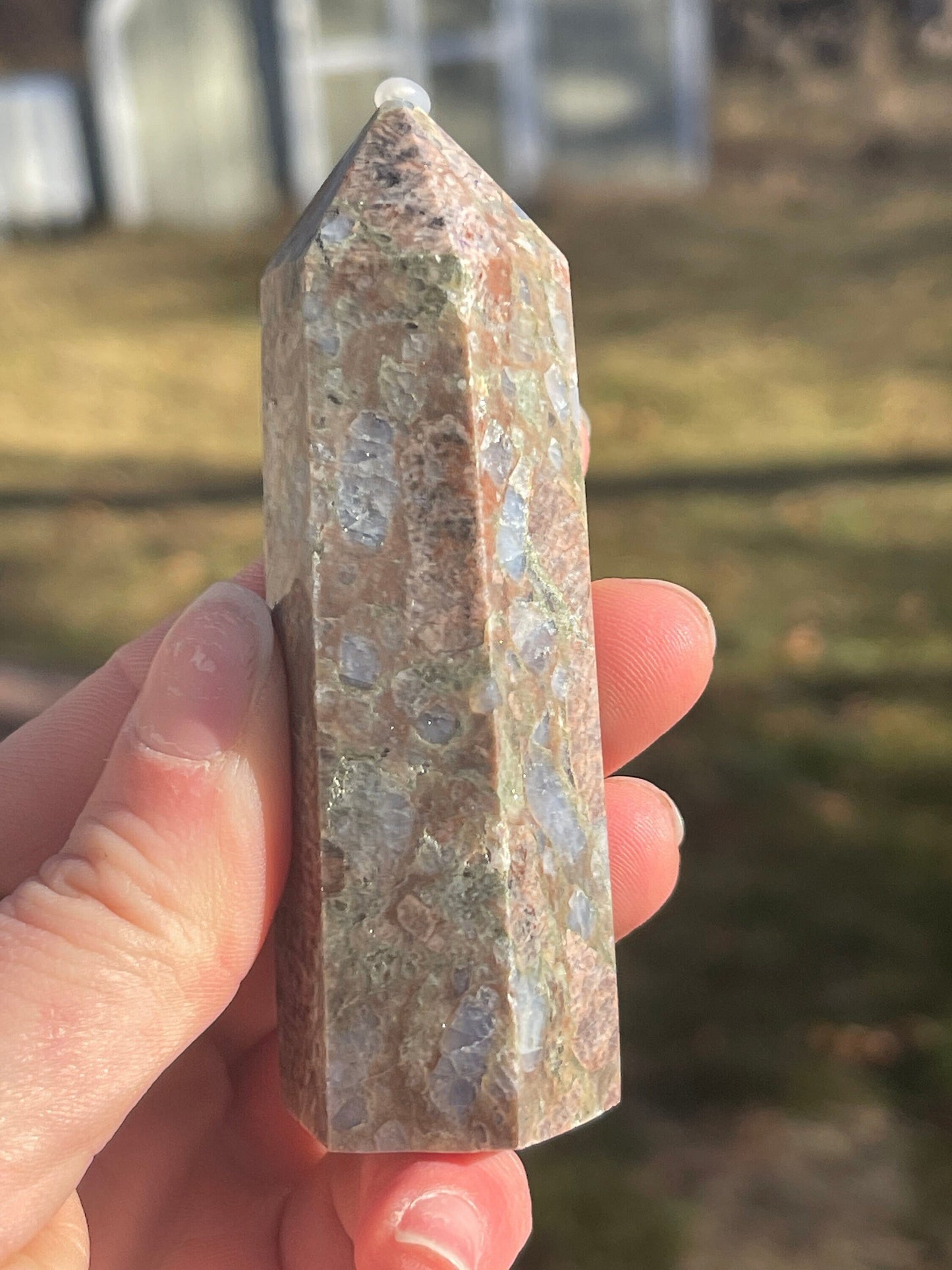 Llanite Tower Crystal: Que Sera Meditation Stone