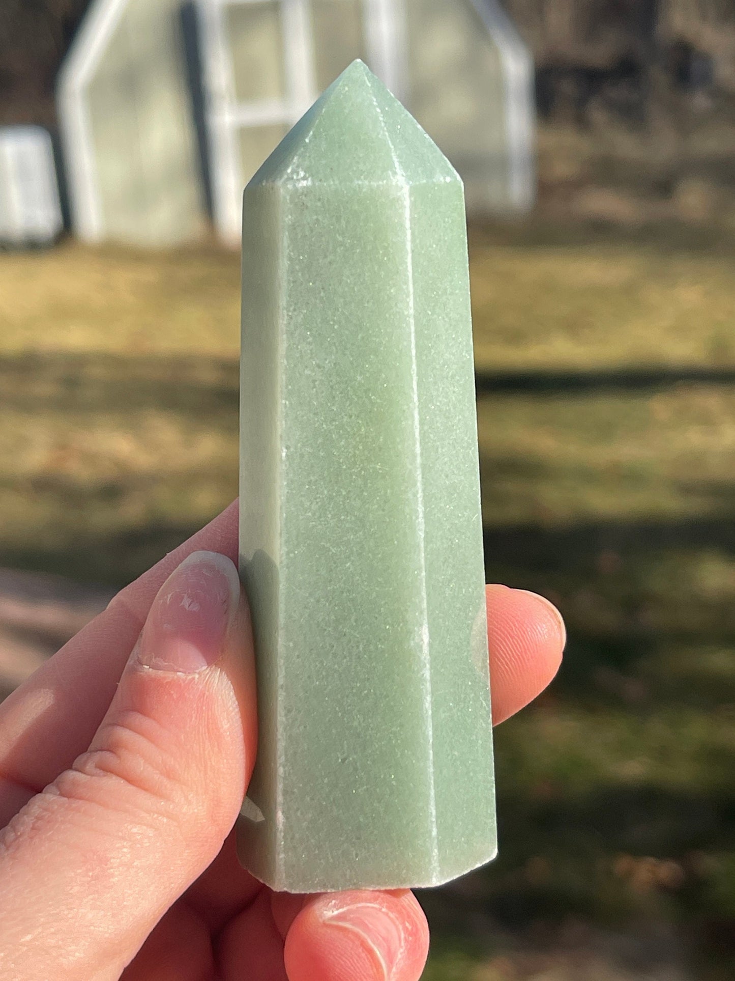 Green Aventurine Crystal Tower