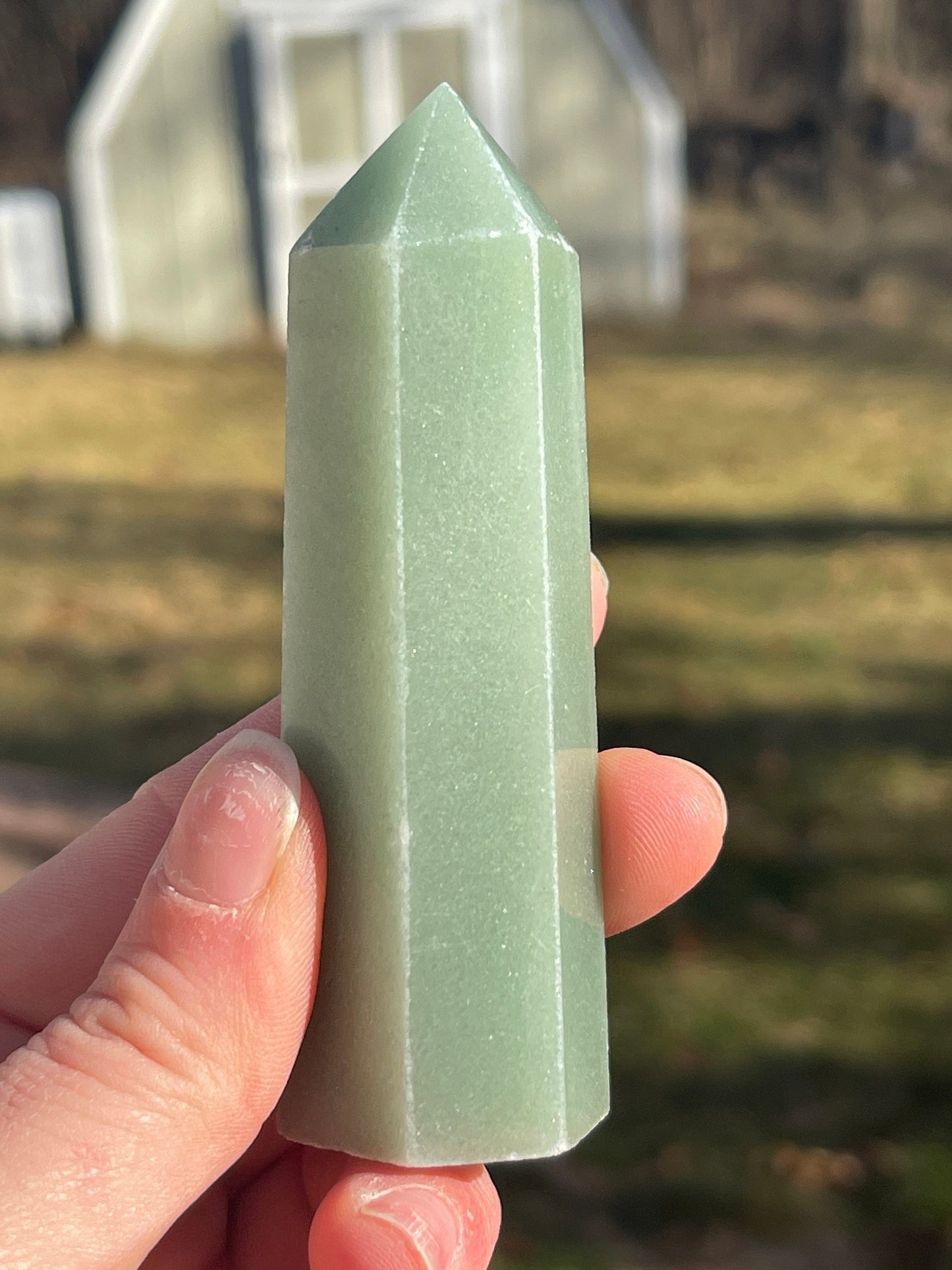 Green Aventurine Crystal Tower