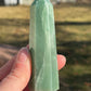 Green Aventurine Crystal Tower D | Meditation Stone | Crystal Carving | Manifest Abundance | Prosperity