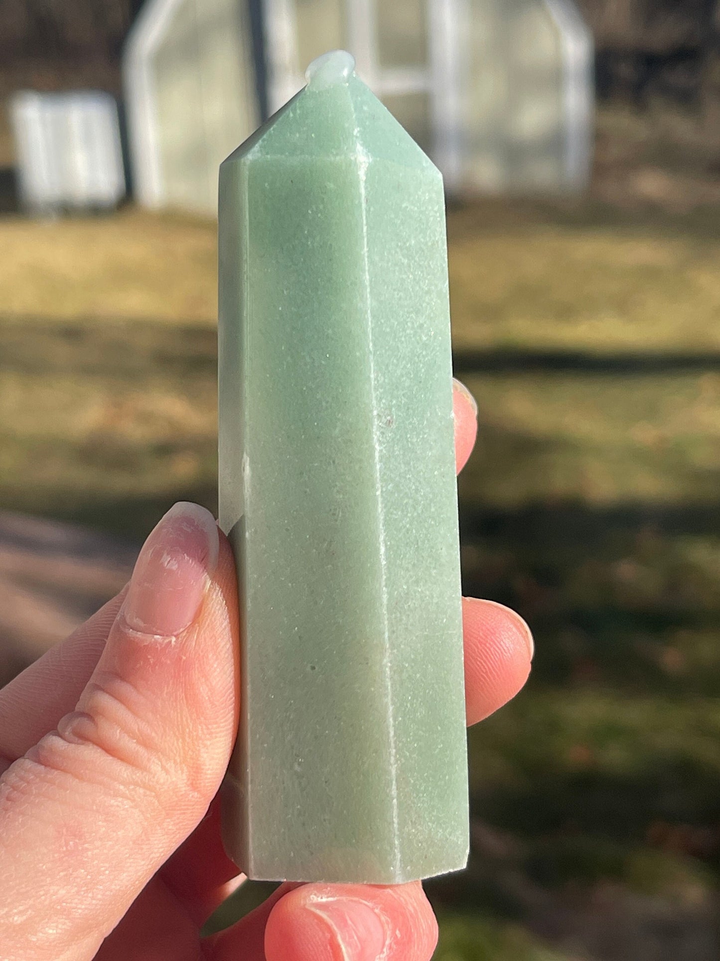 Green Aventurine Crystal Tower