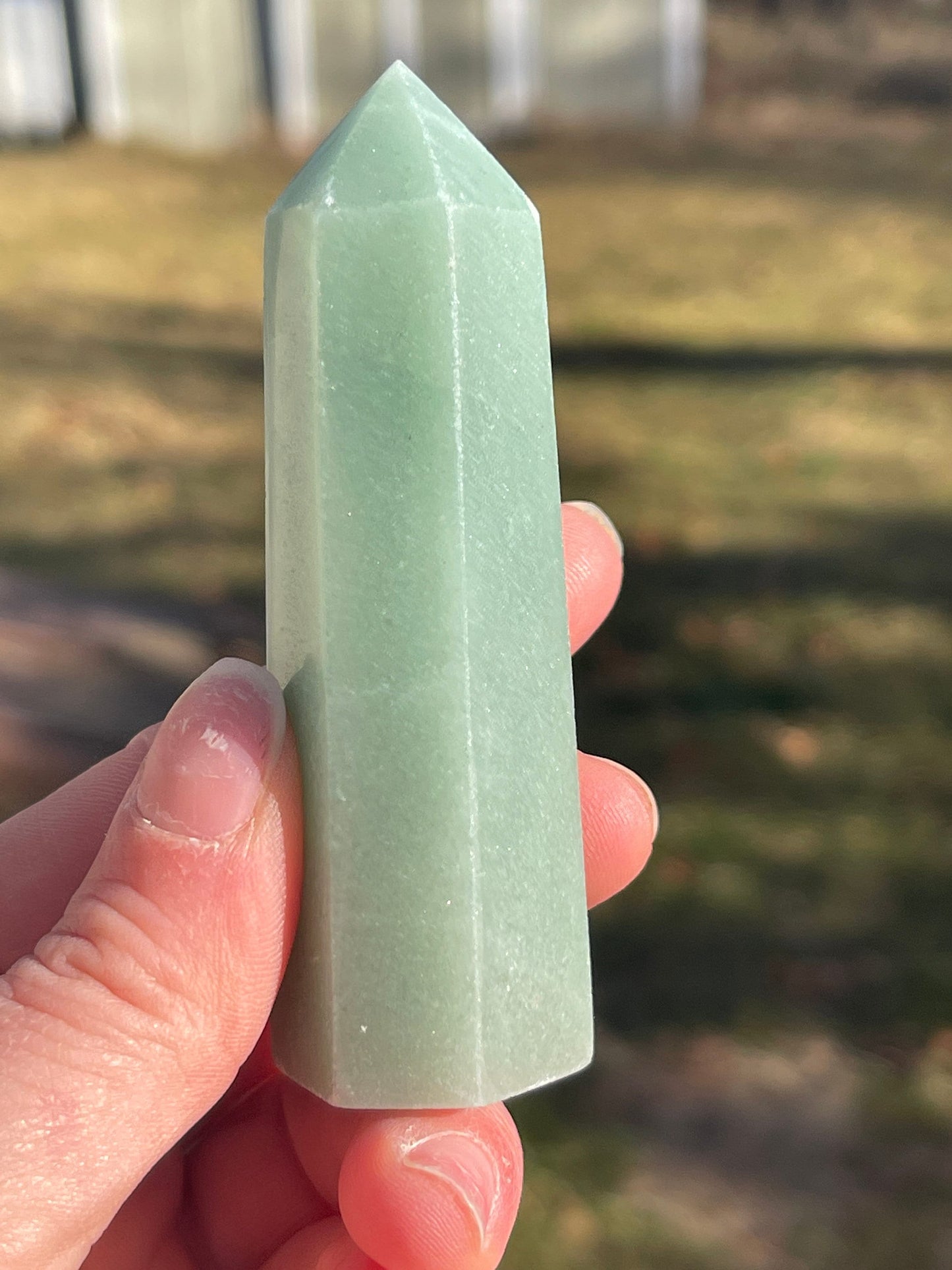 Green Aventurine Crystal Tower
