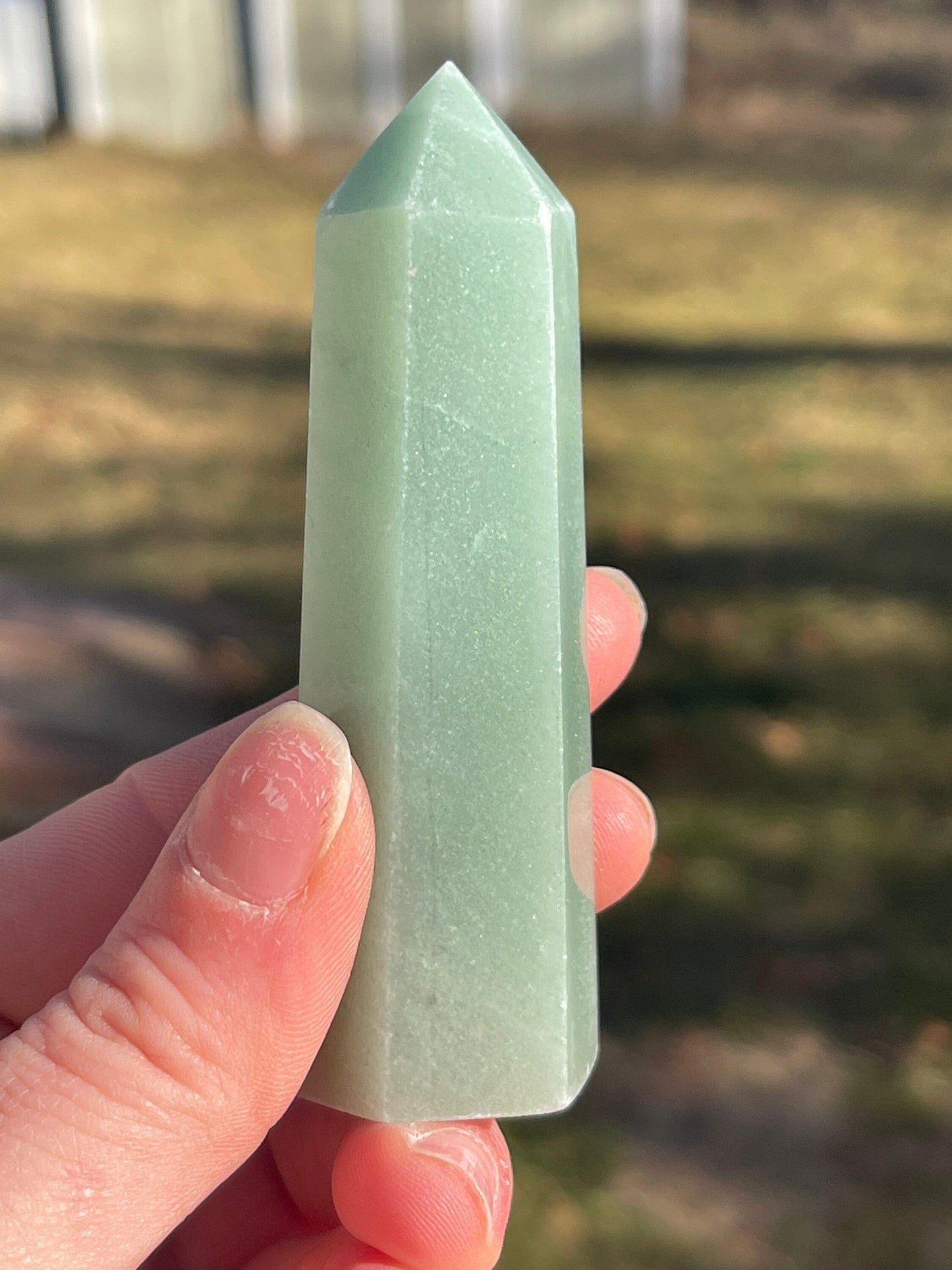 Green Aventurine Crystal Tower