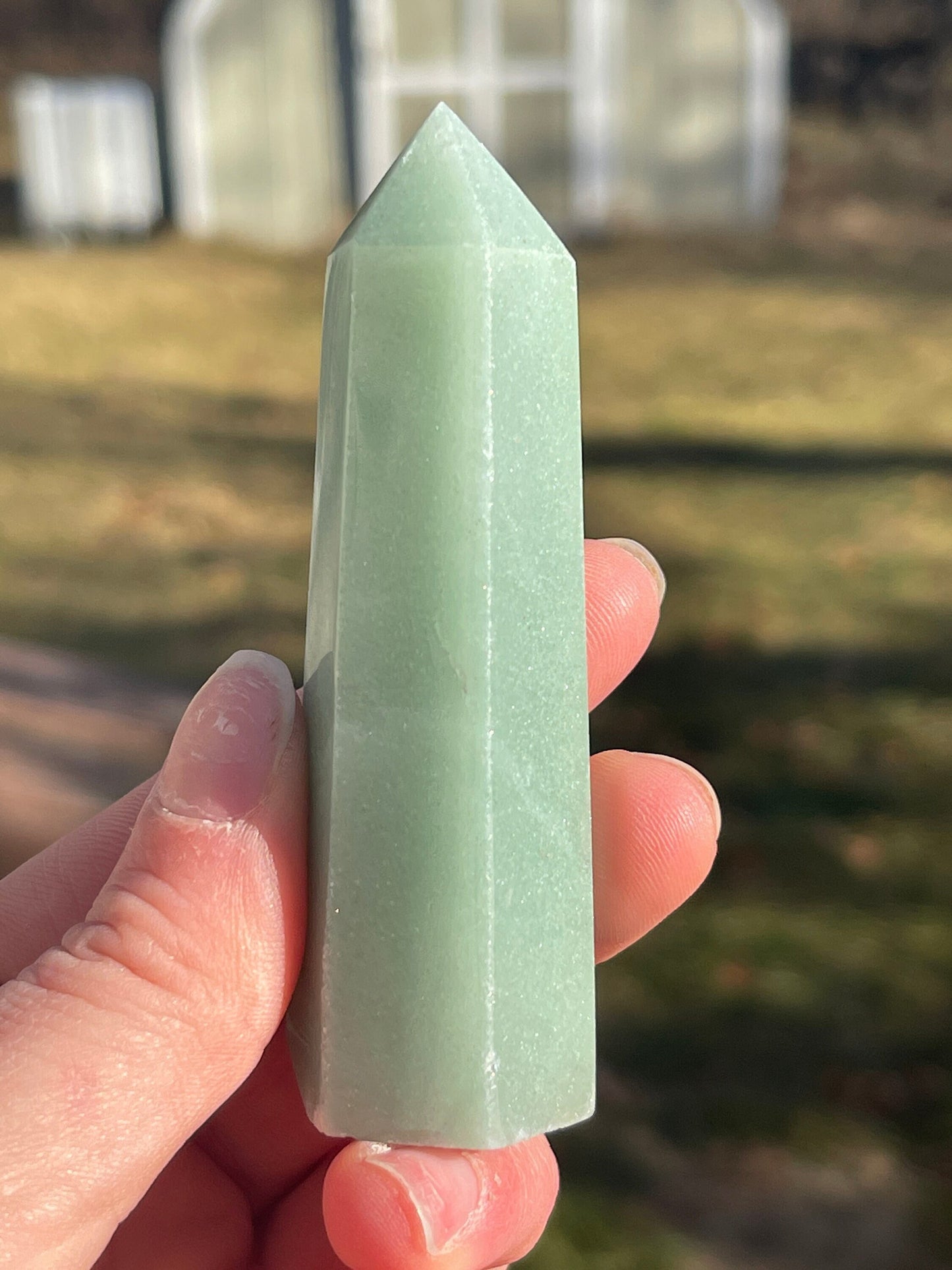 Green Aventurine Crystal Tower