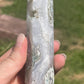 Moss Agate Crystal Tower