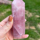 Dark Rose Quartz Crystal Tower