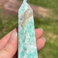 Blue Aragonite Crystal Tower