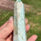 Blue Aragonite Crystal Tower C | Crystal Gift | Meditation Stone