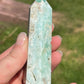 Blue Aragonite Crystal Tower C | Crystal Gift | Meditation Stone