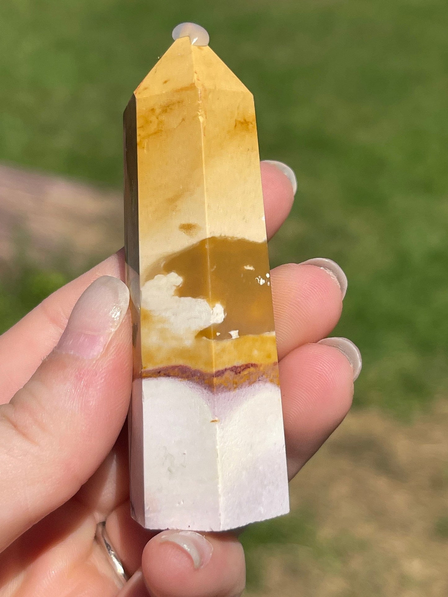 Mookaite Jasper Crystal Tower: Australian Healing Stone