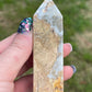 Ibis Brecciated Jasper Tower B | Crystal Carving | Meditation Crystal