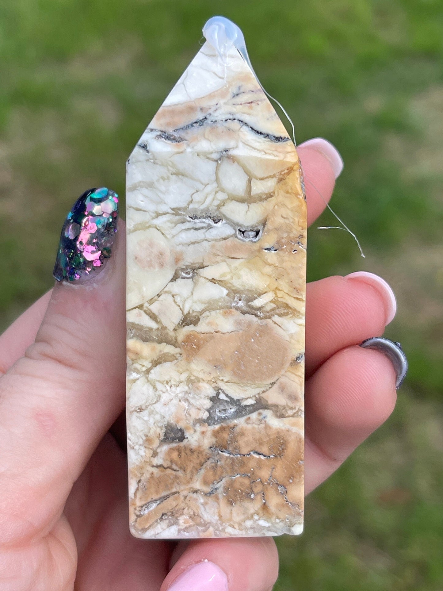 Ibis Brecciated Jasper Tower A | Crystal Carving | Meditation Crystal