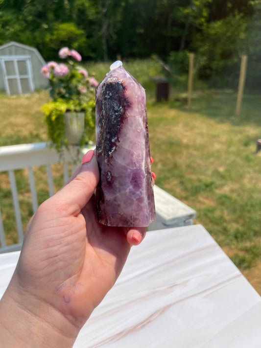 Purple Sphalerite Tower