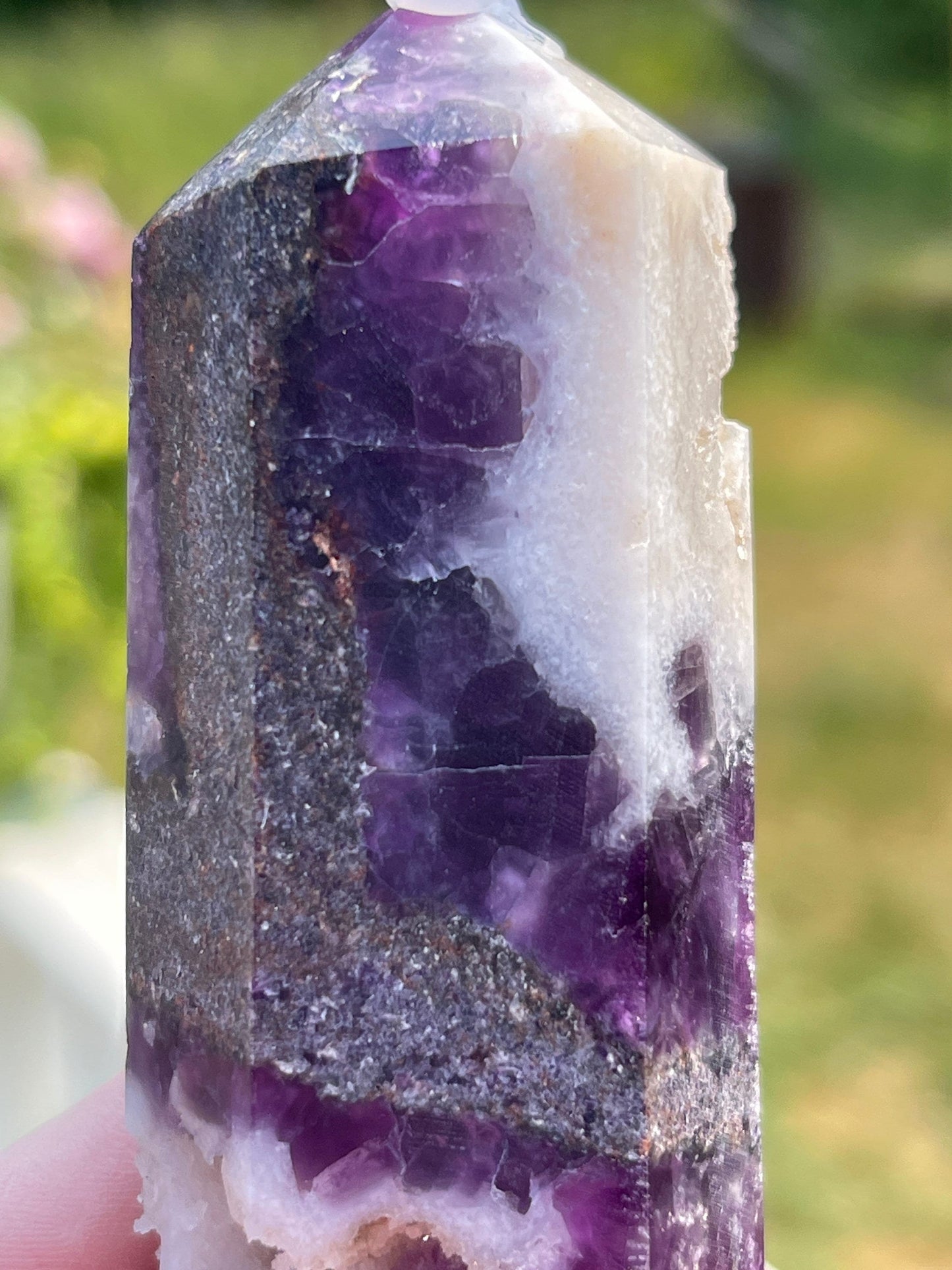 Purple Sphalerite Tower