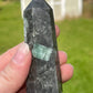 Emerald Crystal Tower: Healing Meditation Carving