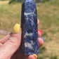 Sodalite Tower Point: Reiki Healing Crystal Obelisk