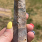 Druzy Sphalerite Tower with Pyrite: Reiki Healing Crystal