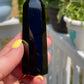 Natural Obsidian Obelisk Tower: Reiki Healing Crystal Gift