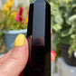Obsidian Obelisk Tower: Reiki Healing Crystal Decor (3.6in)