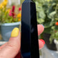 Obsidian Obelisk Tower: Reiki Healing Crystal Decor (3.6in)