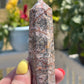 Leopard Skin Jasper Crystal Tower