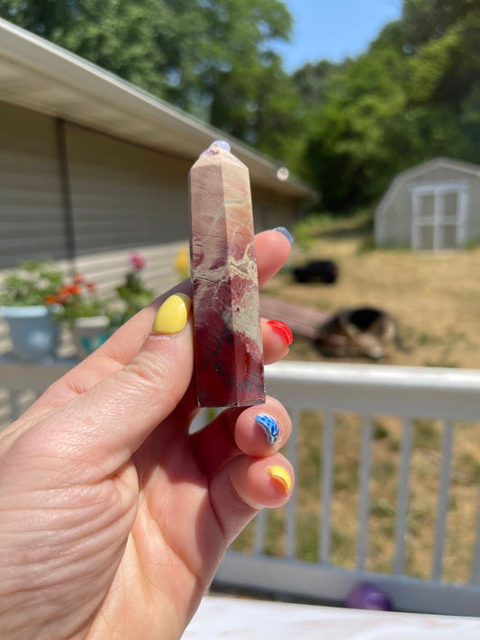 Rainbow Jasper Crystal Tower