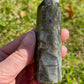 Blue Flash Labradorite Crystal Tower