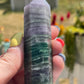 Silk Fluorite Crystal Tower