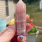 Rose Calcite Tower: Self-healing