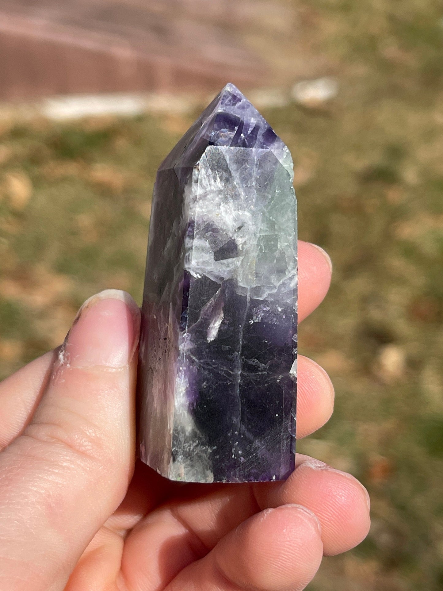 Snowflake Fluorite Tower