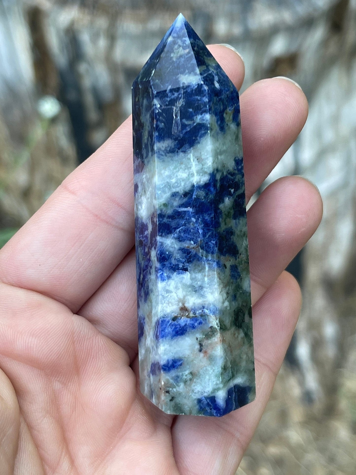 Sodalite Crystal Tower