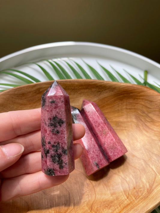 Rhodonite Crystal Tower