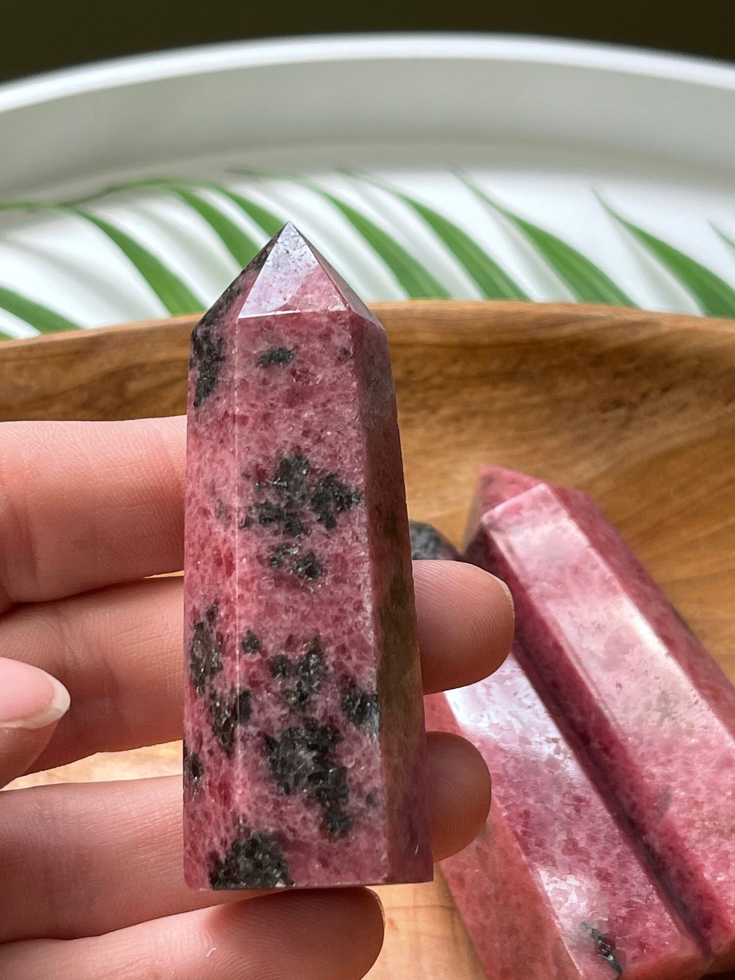 Rhodonite Crystal Tower