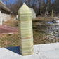 Banded Green Onyx Crystal Tower