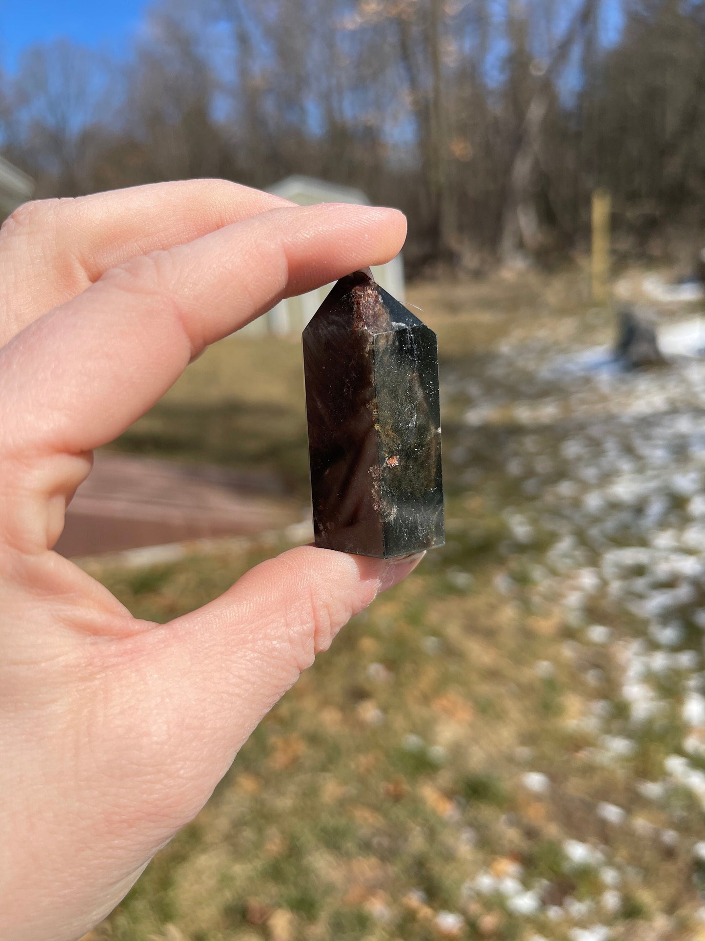 Mini Lodolite Crystal Tower