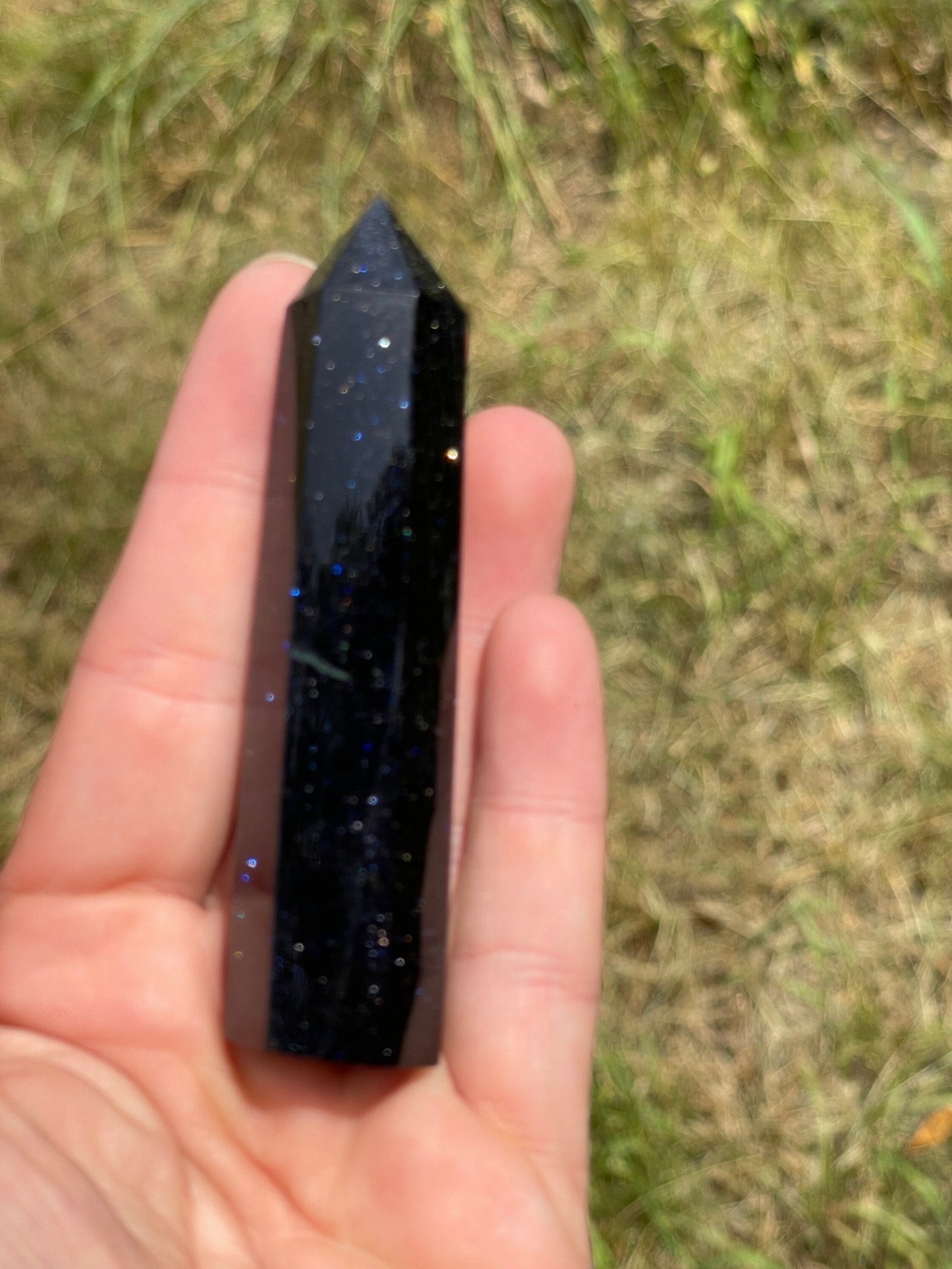 Blue Sandstone Crystal Tower