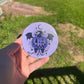 Halloween Pumpkin Bat Agate Coaster