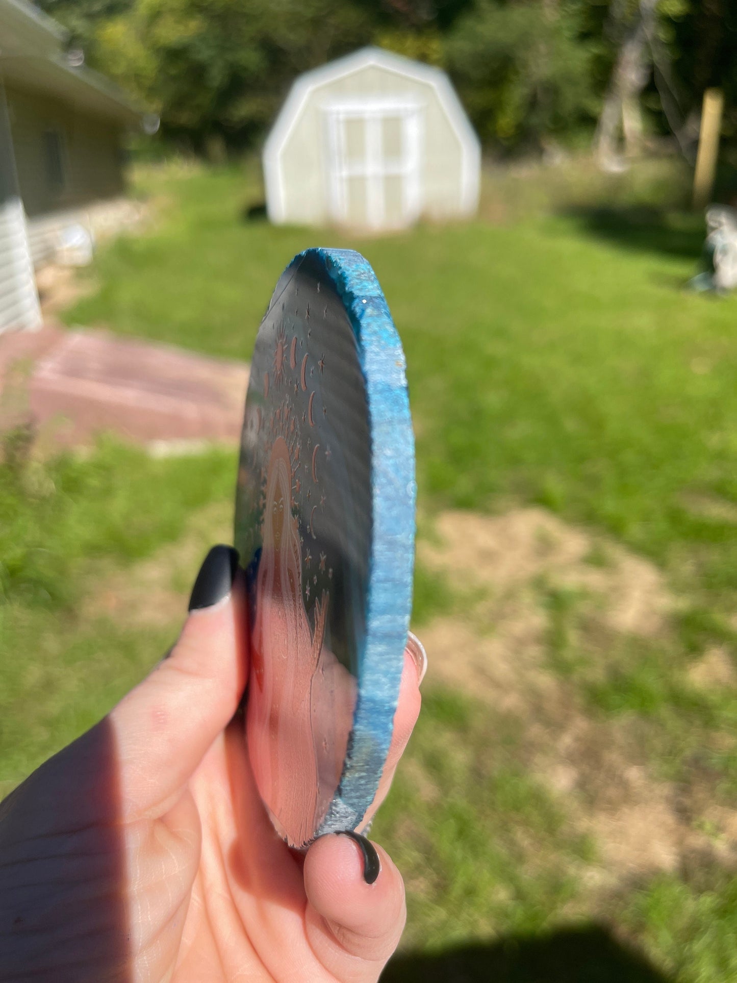 Goddess Agate Coaster